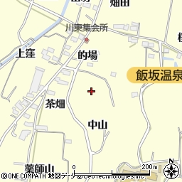 福島県福島市飯坂町湯野中山周辺の地図