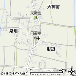 福島県伊達市保原町二井田泉畑55-1周辺の地図