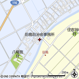 田島自治会事務所周辺の地図