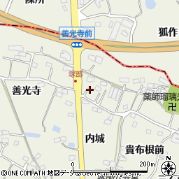 福島県相馬市塚部内城188周辺の地図