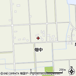 福島県伊達市保原町二井田畑中周辺の地図