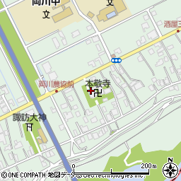 本敬寺周辺の地図