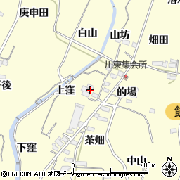 福島県福島市飯坂町湯野山坊前周辺の地図