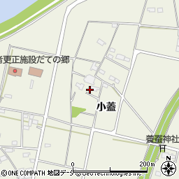 福島県伊達市保原町小蓋周辺の地図