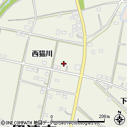 福島県伊達市保原町西猫川27周辺の地図
