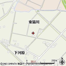 福島県伊達市保原町東猫川28周辺の地図