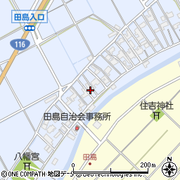 新潟県新潟市西区田島17周辺の地図