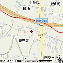 福島県相馬市塚部善光寺42周辺の地図