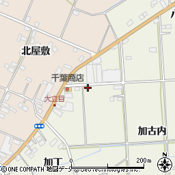 福島県伊達市保原町二井田加古内11周辺の地図