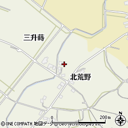 福島県伊達市梁川町新田北荒野8周辺の地図