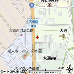 新潟マツダ白根店周辺の地図