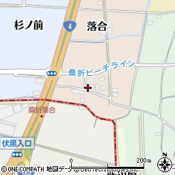 福島県伊達郡桑折町落合60-1周辺の地図