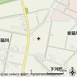 福島県伊達市保原町東猫川26周辺の地図