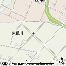 福島県伊達市保原町東猫川99周辺の地図