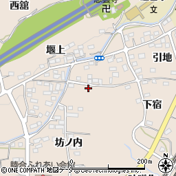 福島県伊達郡桑折町成田堰下15周辺の地図