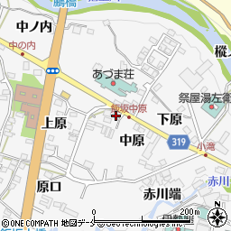 福島県福島市飯坂町中原47周辺の地図