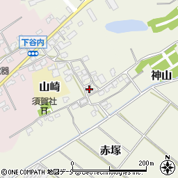 新潟県新潟市西区赤塚41周辺の地図