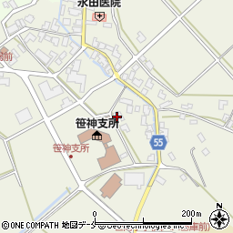 新潟県阿賀野市山崎80周辺の地図