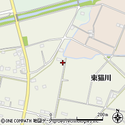 福島県伊達市保原町東猫川46周辺の地図