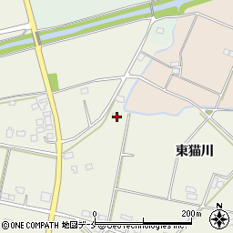 福島県伊達市保原町東猫川27周辺の地図