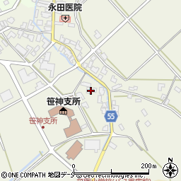 新潟県阿賀野市山崎250周辺の地図
