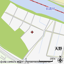 新潟県新潟市南区天野周辺の地図