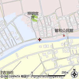 新潟県新潟市西区曽和3周辺の地図