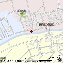 新潟県新潟市西区曽和6周辺の地図