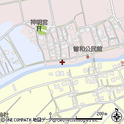 新潟県新潟市西区曽和5周辺の地図