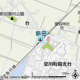 新田駅周辺の地図