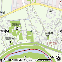 木津農村公園トイレ周辺の地図