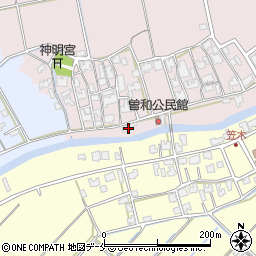 新潟県新潟市西区曽和9周辺の地図
