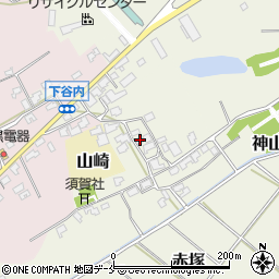 新潟県新潟市西区赤塚44周辺の地図