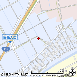 新潟県新潟市西区田島周辺の地図
