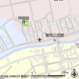 新潟県新潟市西区曽和148周辺の地図