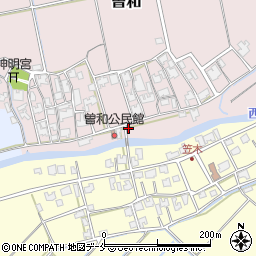 新潟県新潟市西区曽和12周辺の地図