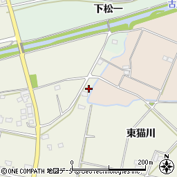 福島県伊達市保原町東猫川43周辺の地図