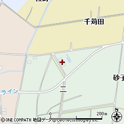 福島県伊達郡桑折町砂子沢二64周辺の地図