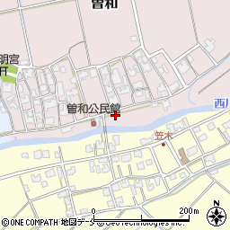 新潟県新潟市西区曽和13周辺の地図