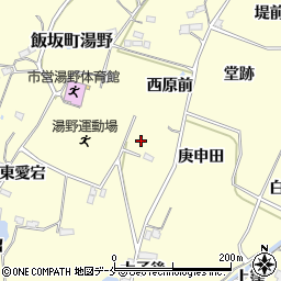 福島県福島市飯坂町湯野暮坪山周辺の地図