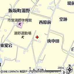 福島県福島市飯坂町湯野（暮坪山）周辺の地図