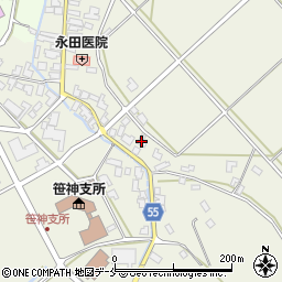 新潟県阿賀野市山崎448周辺の地図