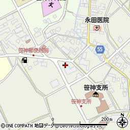 新潟県阿賀野市山崎58周辺の地図
