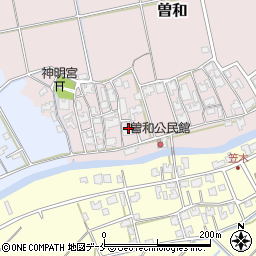 新潟県新潟市西区曽和130周辺の地図