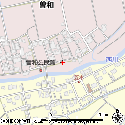 新潟県新潟市西区曽和16周辺の地図