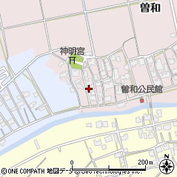 新潟県新潟市西区曽和161周辺の地図
