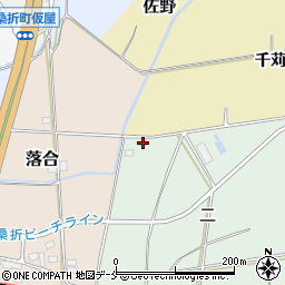 福島県伊達郡桑折町砂子沢二69-2周辺の地図