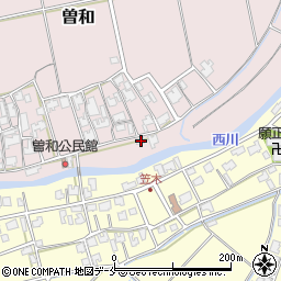新潟県新潟市西区曽和25周辺の地図