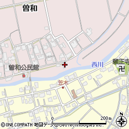 新潟県新潟市西区曽和45周辺の地図