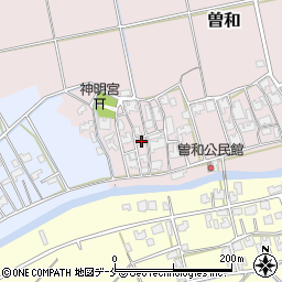新潟県新潟市西区曽和155周辺の地図